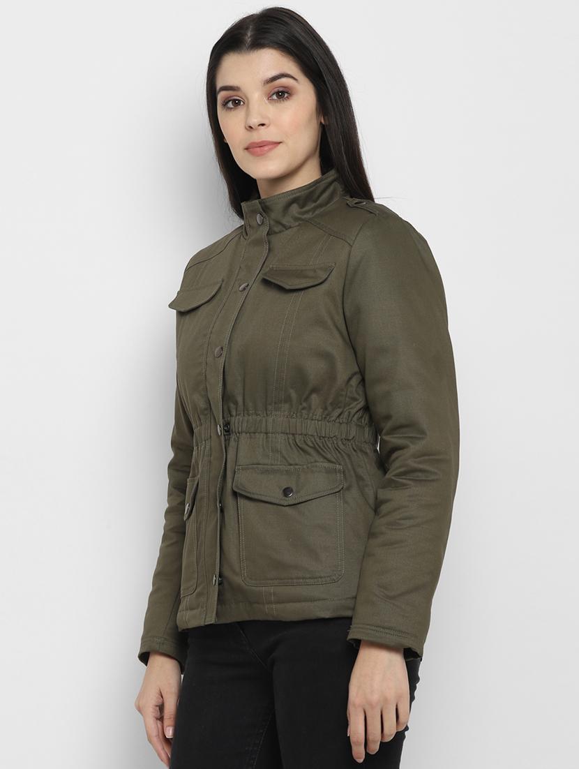 mock neck quilted jacket - 17393799 - Zoom Image - 2