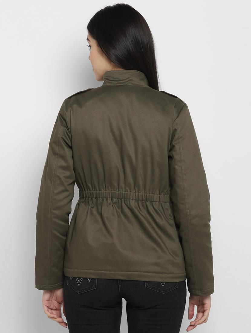 mock neck quilted jacket - 17393799 - Zoom Image - 3