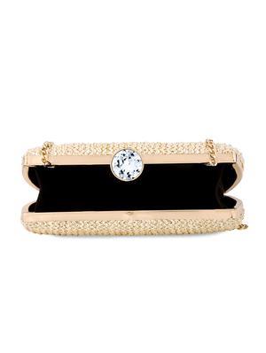 white shimmer box clutch - 17393924 - Standard Image - 3