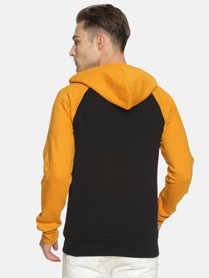 black color block raglan sweatshirt - 17393977 - Standard Image - 3