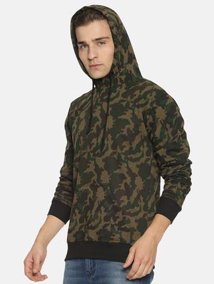 olive green camouflage sweatshirt - 17393981 - Standard Image - 2