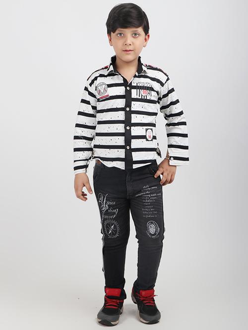 white cotton full length sets - 17394000 - Standard Image - 1
