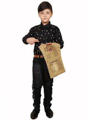 brown cotton full length sets - 17394004 - Standard Image - 4