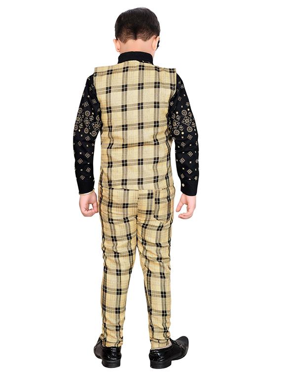 kids waist coat with pants set - 17394015 - Zoom Image - 3