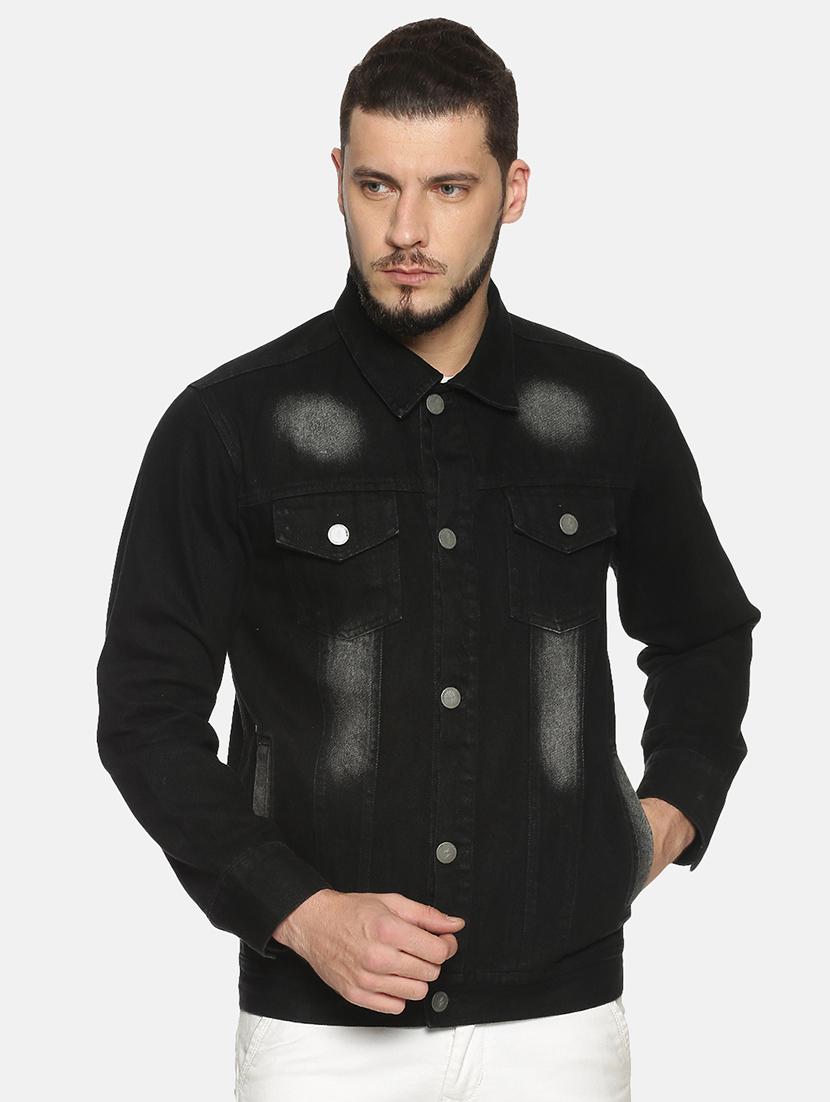 black washed denim jacket - 17394244 - Zoom Image - 1