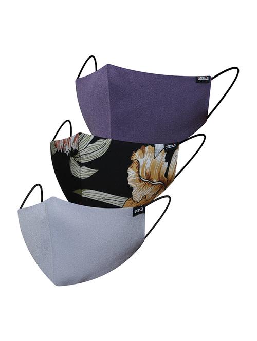 multi colored null anti-pollution women mask set of 2 - 17394561 - Standard Image - 1