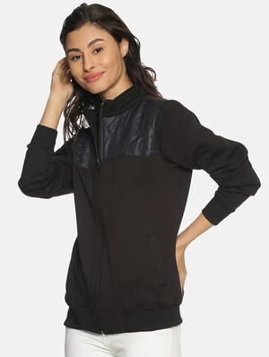 mandarin neck bomber jacket - 17395268 - Standard Image - 2