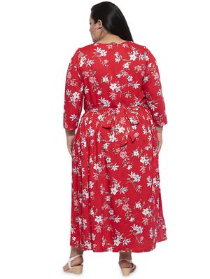 floral maxi plus dress - 17395272 - Standard Image - 3