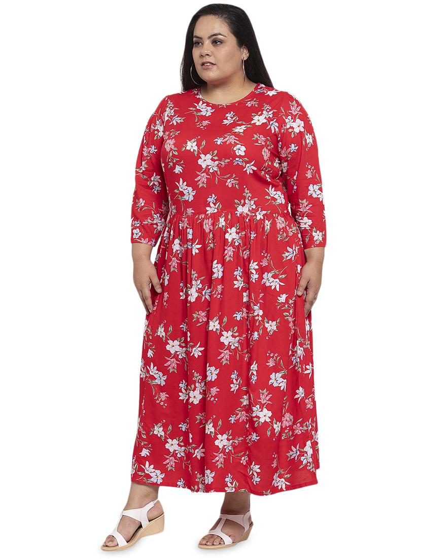 floral maxi plus dress - 17395272 - Zoom Image - 2