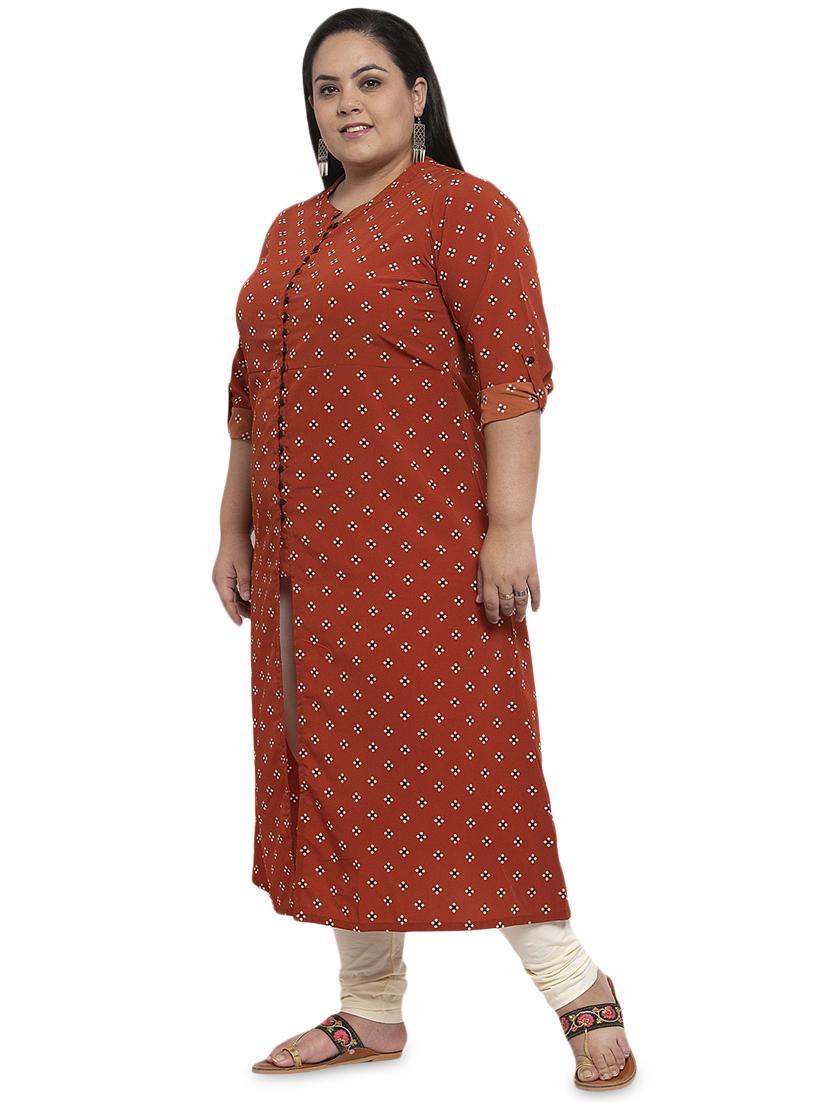 printed a-line kurta - 17395712 - Zoom Image - 2