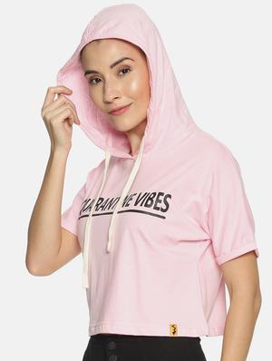 hooded neck graphic tee - 17395762 - Standard Image - 2