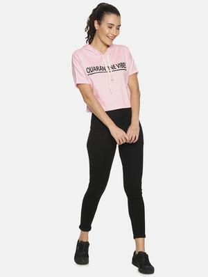 hooded neck graphic tee - 17395762 - Standard Image - 4
