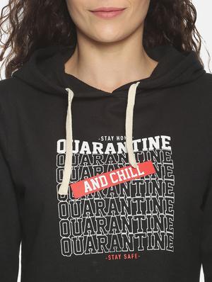 hooded neck crop sweatshirt - 17395947 - Standard Image - 5