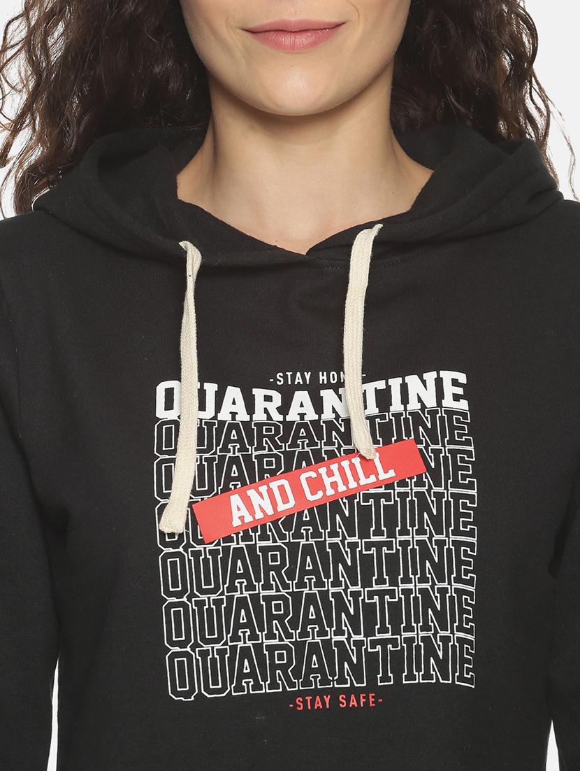 hooded neck crop sweatshirt - 17395947 - Zoom Image - 5