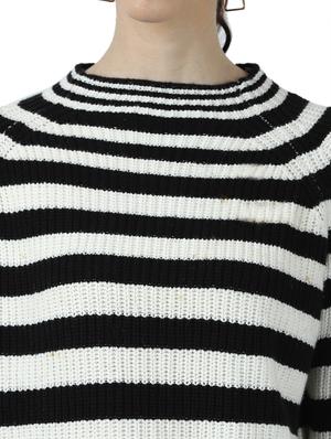 crew neck striped pullover - 17396032 - Standard Image - 5