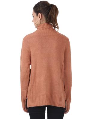 turtle neck long pullover - 17396035 - Standard Image - 3