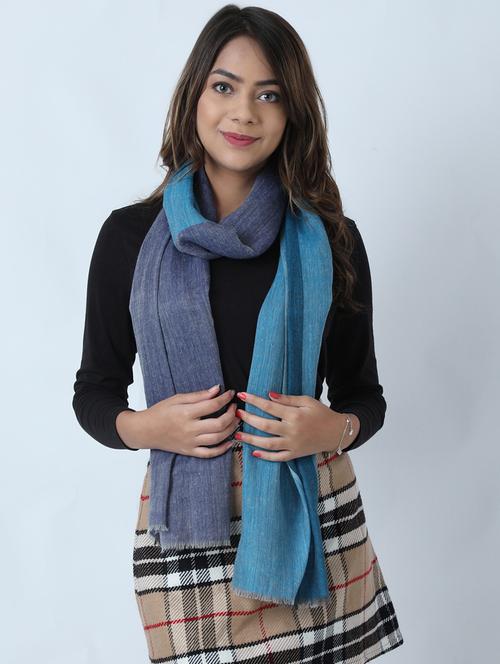 multi colored wool stole - 17396090 - Standard Image - 1