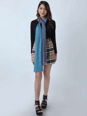 multi colored wool stole - 17396090 - Standard Image - 3