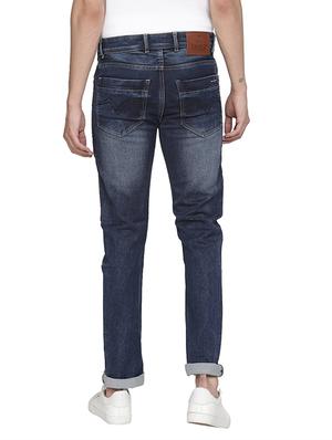 blue light washed denim jeans - 17396099 - Standard Image - 3