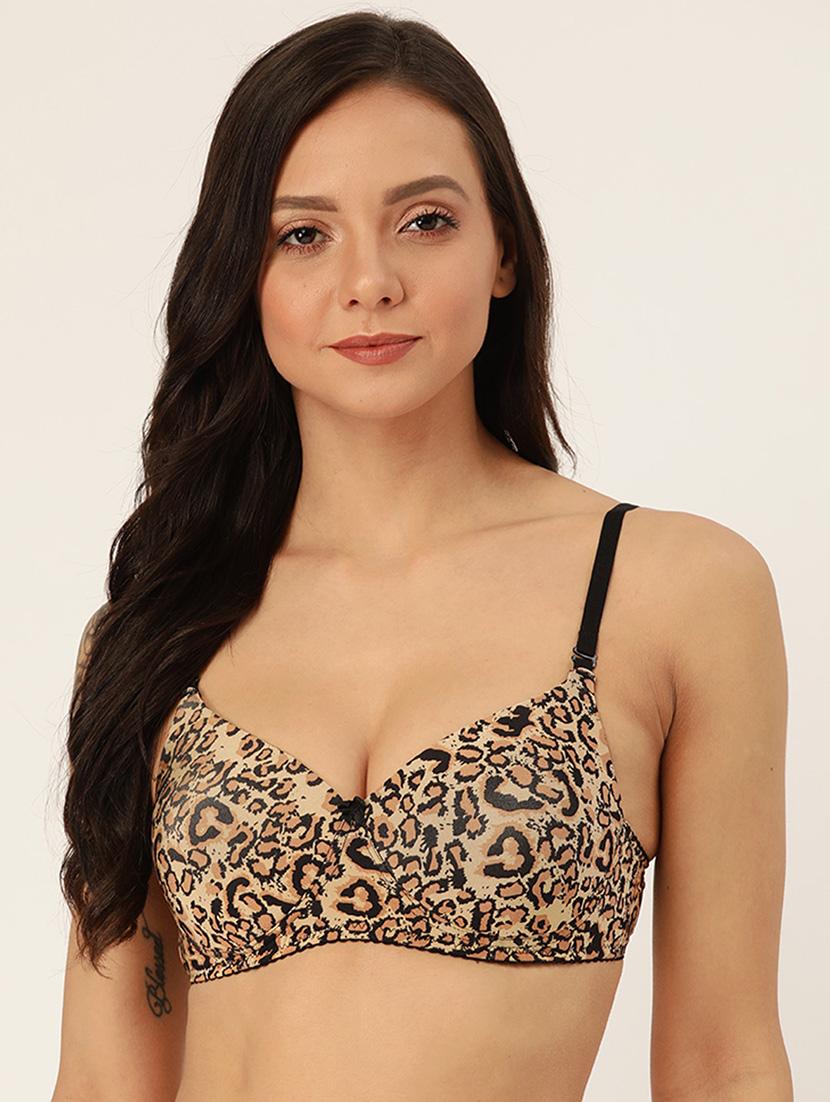 animal print t-shirt bra - 17396162 - Zoom Image - 1