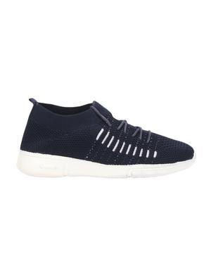 navy synthetic slip on casual shoes - 17396390 - Standard Image - 2