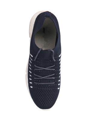 navy synthetic slip on casual shoes - 17396390 - Standard Image - 4