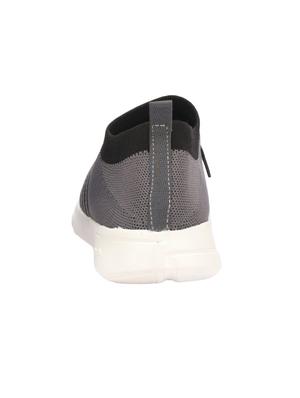grey synthetic slip on casual shoes - 17396391 - Standard Image - 3