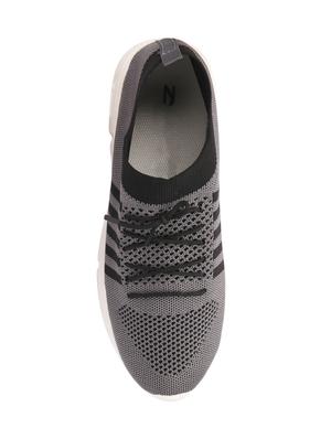 grey synthetic slip on casual shoes - 17396391 - Standard Image - 4