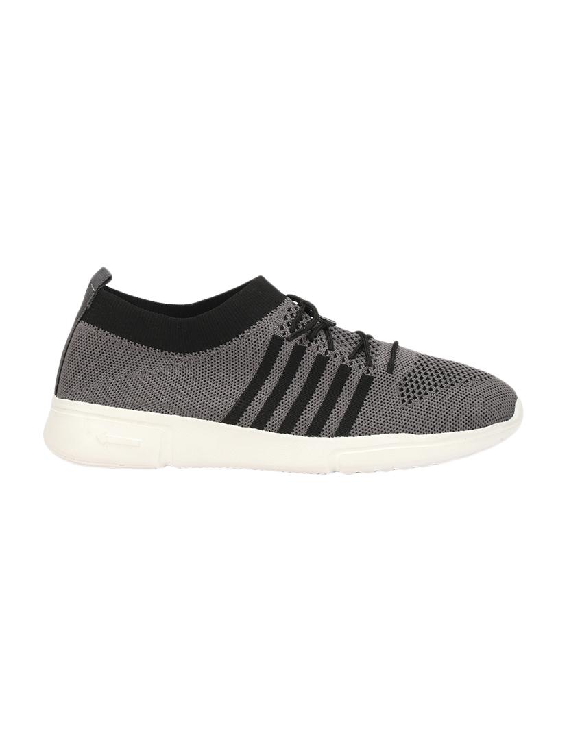 grey synthetic slip on casual shoes - 17396391 - Zoom Image - 2
