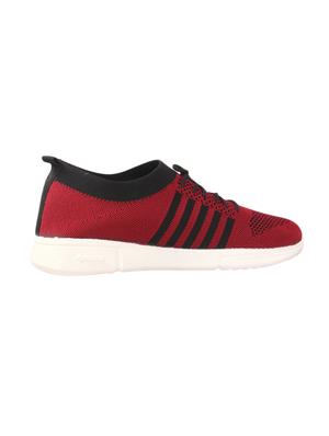 red synthetic slip on casual shoes - 17396392 - Standard Image - 2