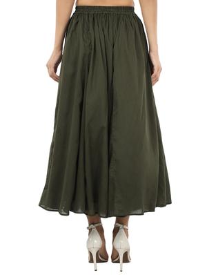high rise flared skirt - 17396465 - Standard Image - 3