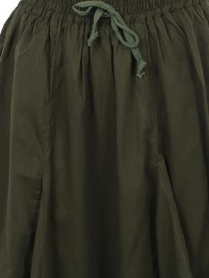 high rise flared skirt - 17396465 - Standard Image - 5