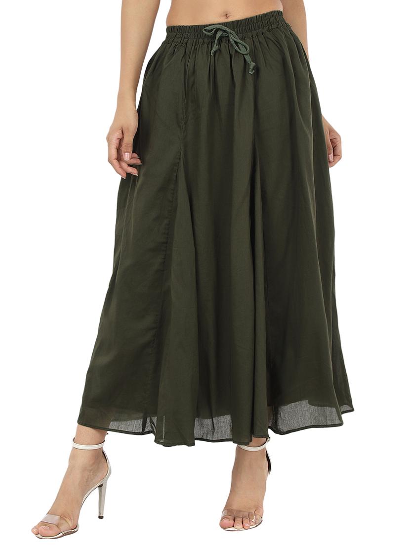 high rise flared skirt - 17396465 - Zoom Image - 1