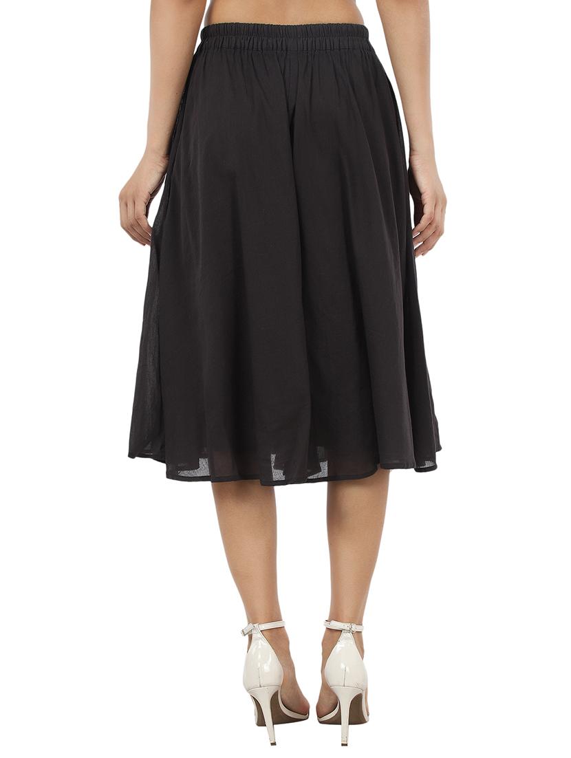 high rise flared skirt - 17396467 - Zoom Image - 2