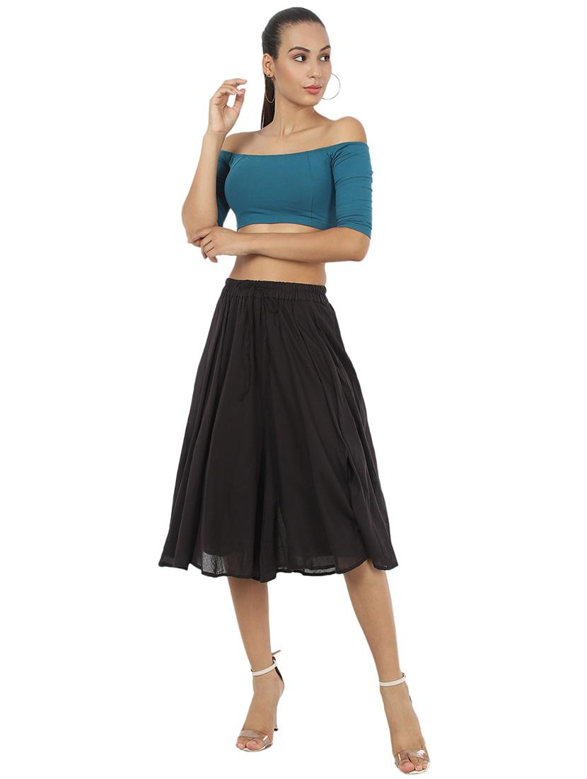 high rise flared skirt - 17396467 - Zoom Image - 3