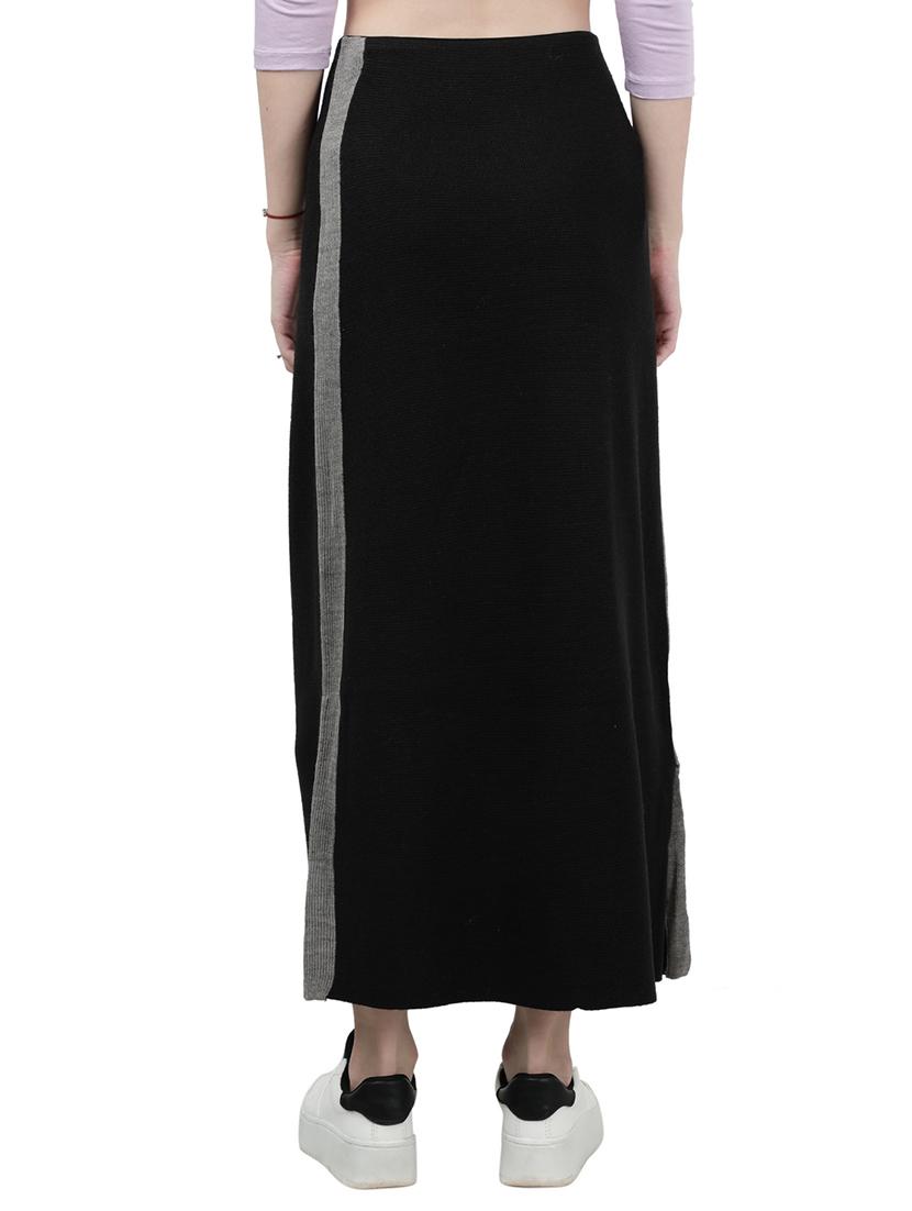 side taped maxi skirt - 17396475 - Zoom Image - 3