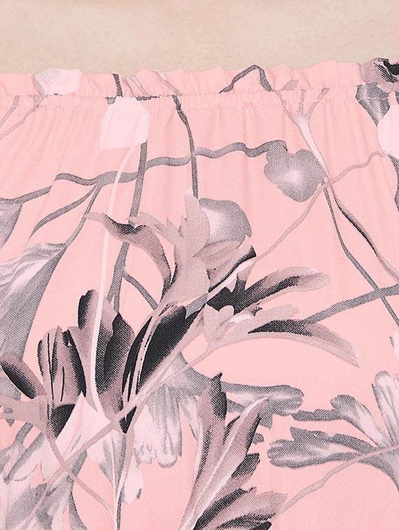 off shoulder floral flared dress - 17396549 - Zoom Image - 5