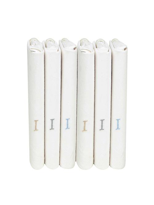 white cotton handkerchief set of 6 - 17396643 - Standard Image - 1