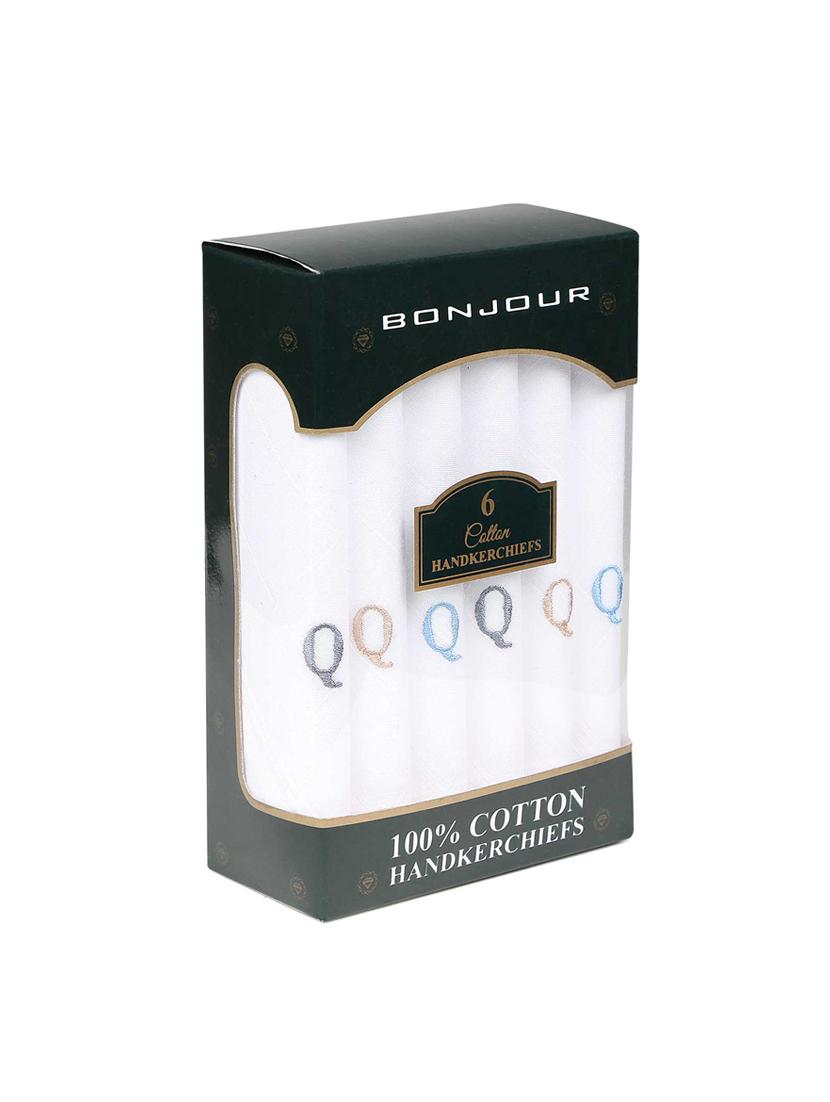 white cotton handkerchief set of 2 - 17396651 - Zoom Image - 2