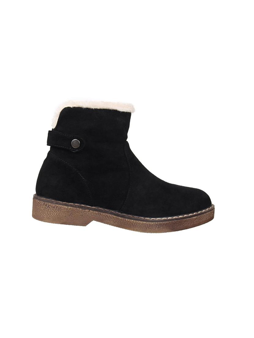 black suede ankle boots - 17396705 - Zoom Image - 2