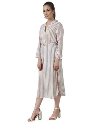 tie front striped shirt dress - 17396756 - Standard Image - 2