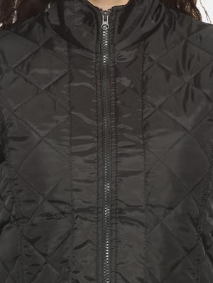 high neck quilted jacket - 17396793 - Standard Image - 5