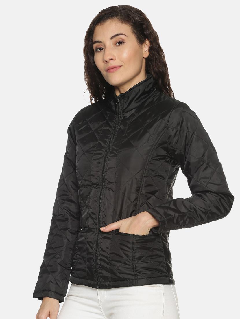 high neck quilted jacket - 17396793 - Zoom Image - 2
