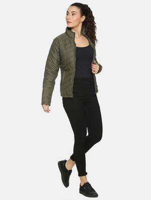zip up quilted jacket - 17396795 - Standard Image - 4