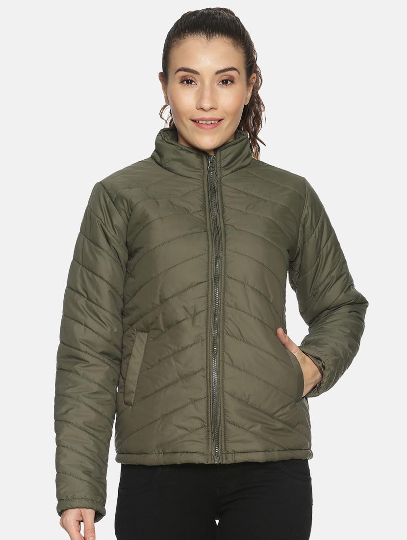 zip up quilted jacket - 17396795 - Zoom Image - 1