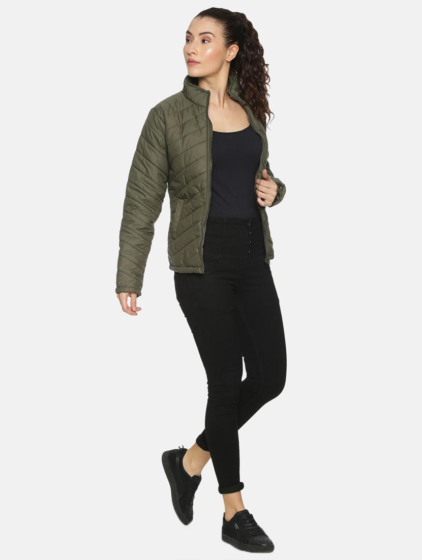 zip up quilted jacket - 17396795 - Zoom Image - 4