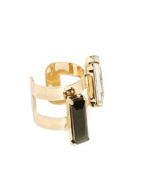 gold metal hand ring - 17397157 - Standard Image - 2
