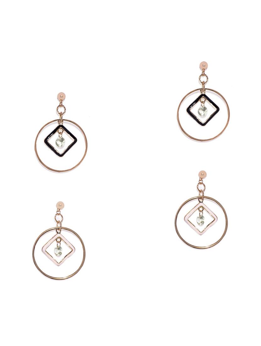 gold metal combo's earring - 17397492 - Zoom Image - 1