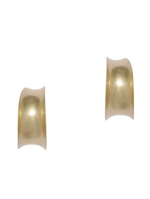 gold metal hoop earring - 17397512 - Standard Image - 1