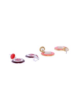 red metal combo's. earring - 17397606 - Standard Image - 2